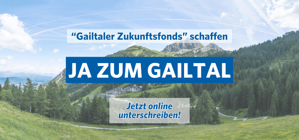 Petition – Ja zum Gailtal!